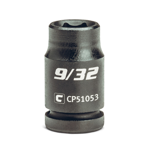 Capri Tools 1/4 in Drive 9/32 in 6-Point SAE Shallow Impact Socket CP51053